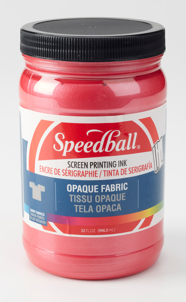 Speedball Opaque Fabric Screen Printing Ink, 8 oz & 32 oz