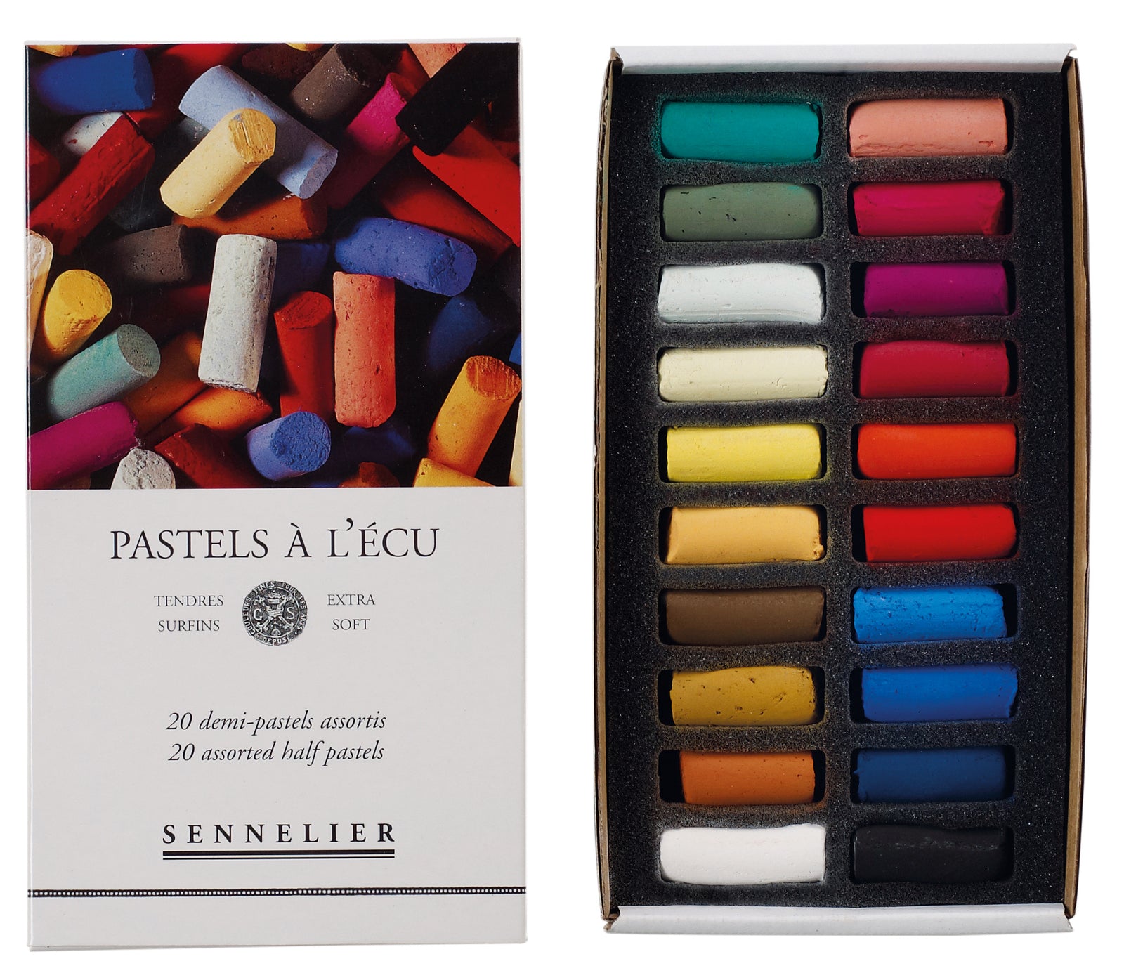 SoHo Urban Artist Soft Pastel Half Stick Sets - Super Soft, Super Pigmented  Pastels for Artists, Drawing, Sketching, Layering, Blending, & More! -  [Assorted Colors - Set of 90] 