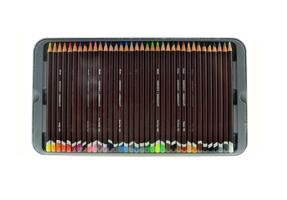 Derwent Coloursoft Soft-core Pencil Sets Tin
