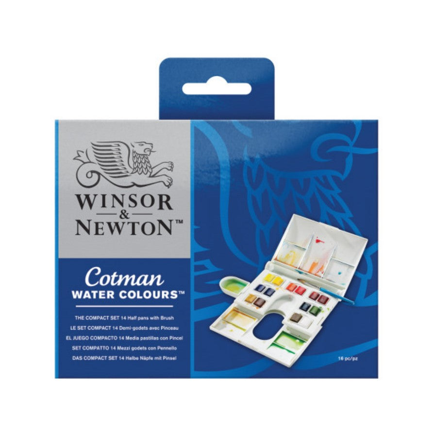 Winsor & Newton Cotman Watercolour Compact Set - 16pc