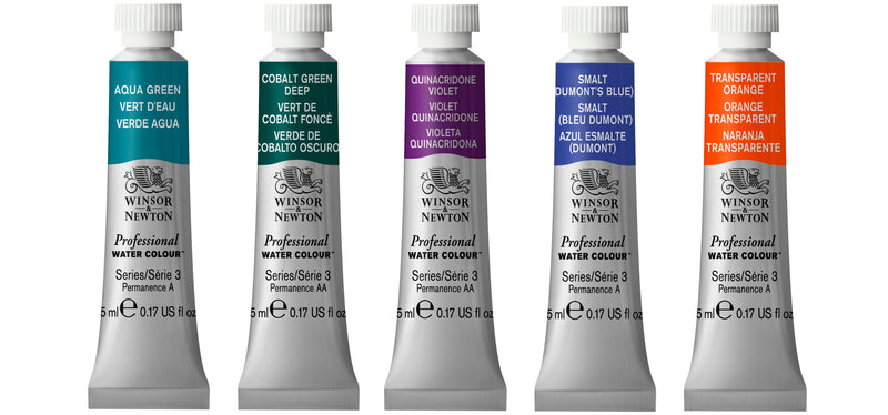 Winsor & Newton Professional Watercolour, 5 ml tubes