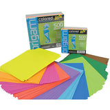 Colored Origami Paper, 6" x 6" Square, 10 Colors, 500 Shts/Pkg.