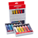 Amsterdam Standard Series Acrylic Paint Set, 12-colours