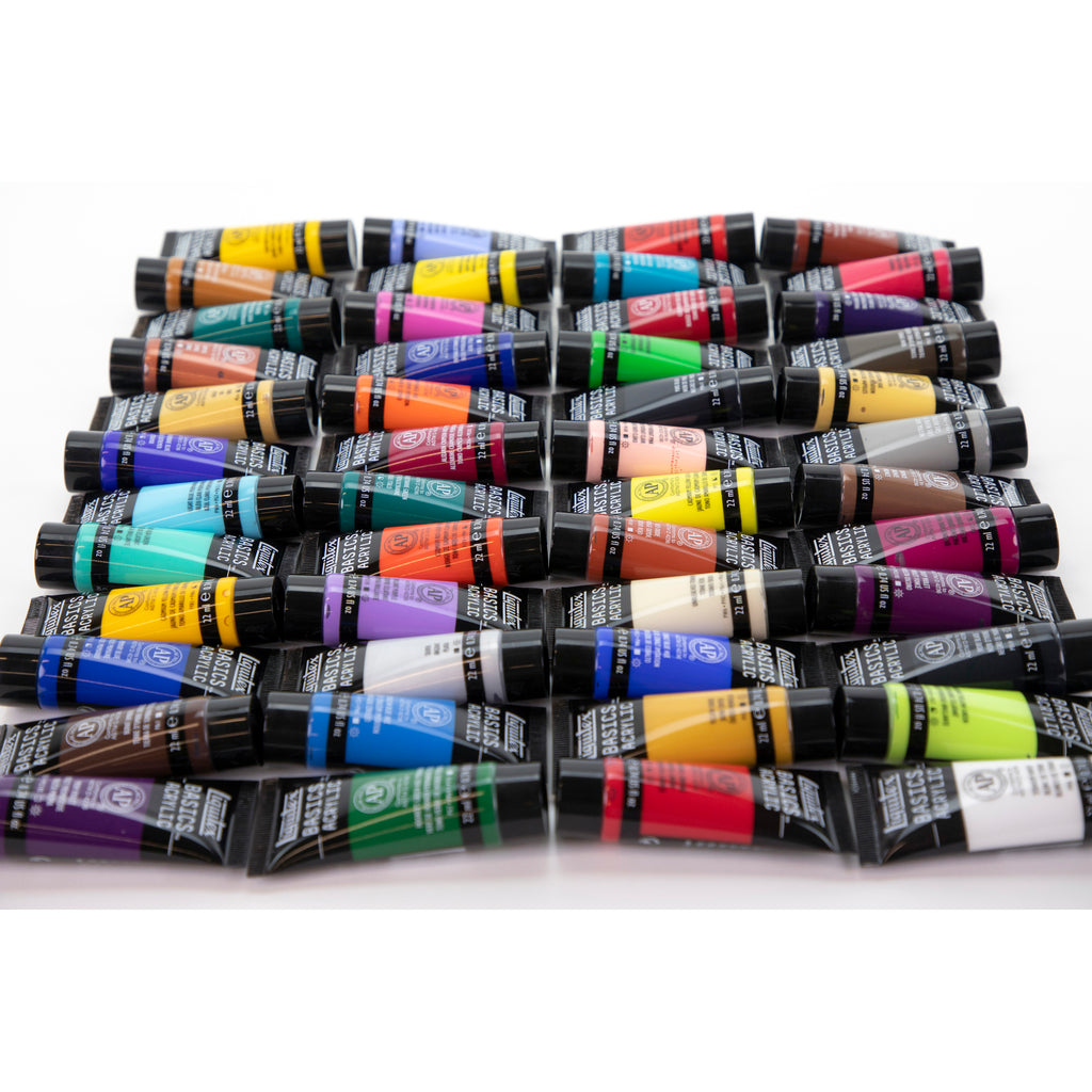 Liquitex BASICS Acrylic Colour Sets, 22 ml tubes