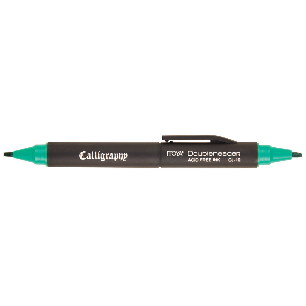 Set 6 Pennarelli Calligrafici Itoya Double Header - Punta Doppia 1.5 E 3 Mm