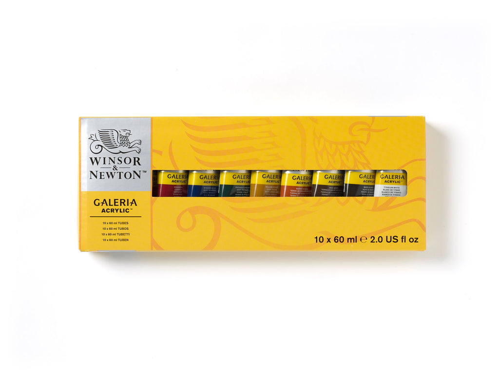 Winsor & Newton Galeria Acrylic 10-Colour Tube Set
