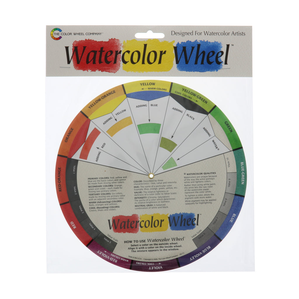 Watercolour Colour Wheel, 10" Diameter