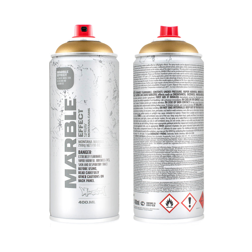 Montana MARBLE EFFECT Spray Paints, 400 ml