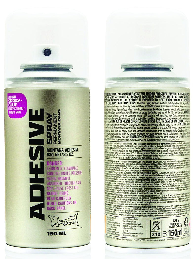 Repositionable Fabric Adhesive Spray No CFC Textile Spray Contact Adhesive