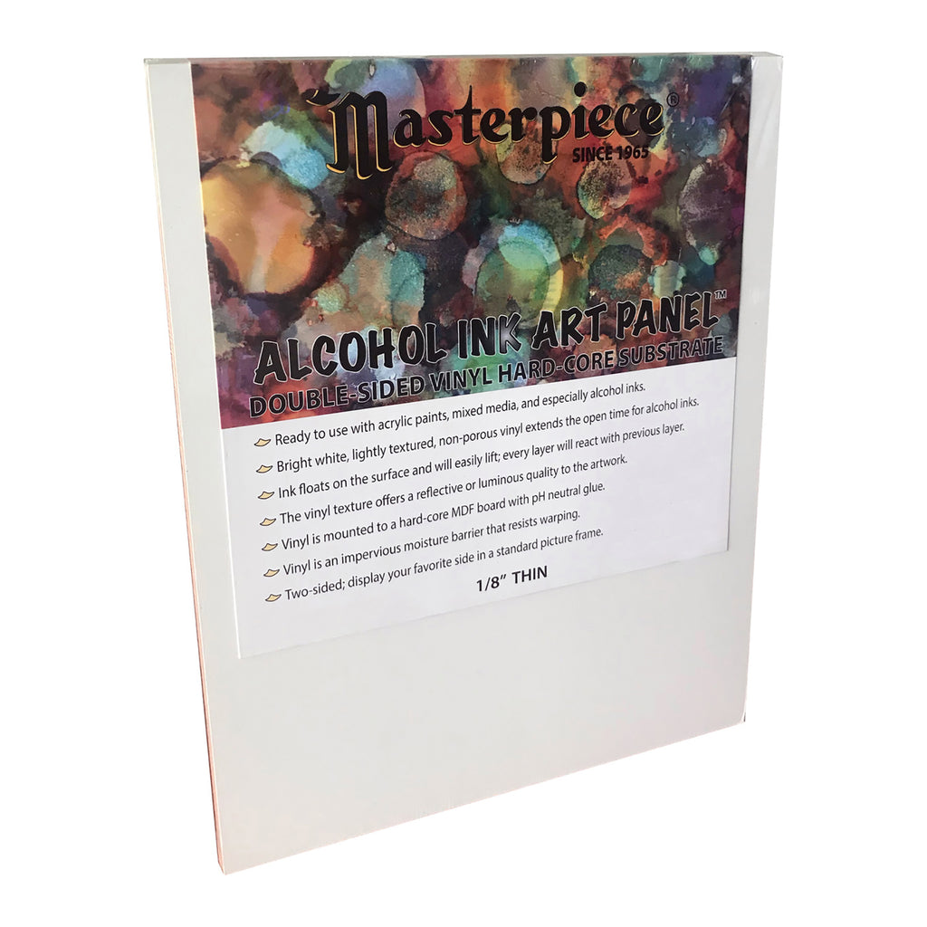 Masterpiece Alcohol Ink Art Panel, Double-sided with hard-core