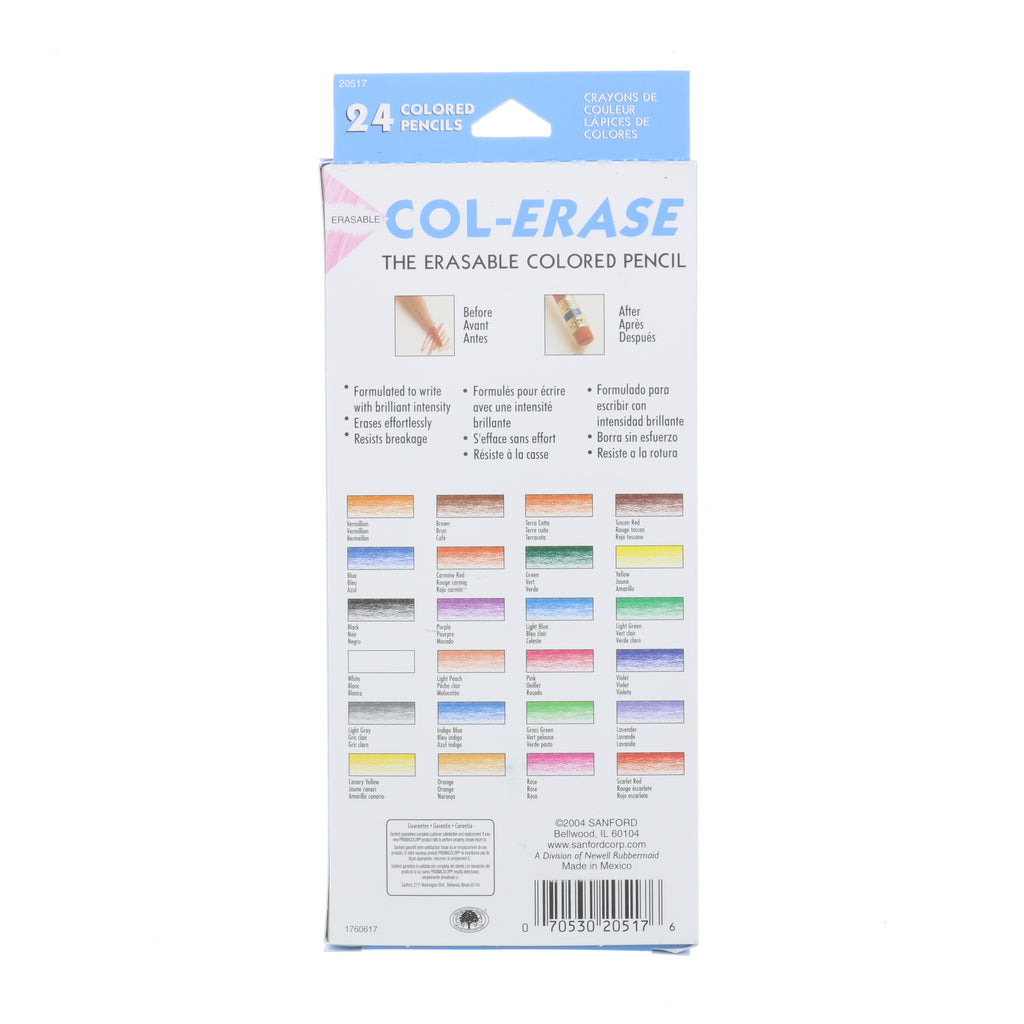 Col-Erase Eraseable Colour Pencil Sets