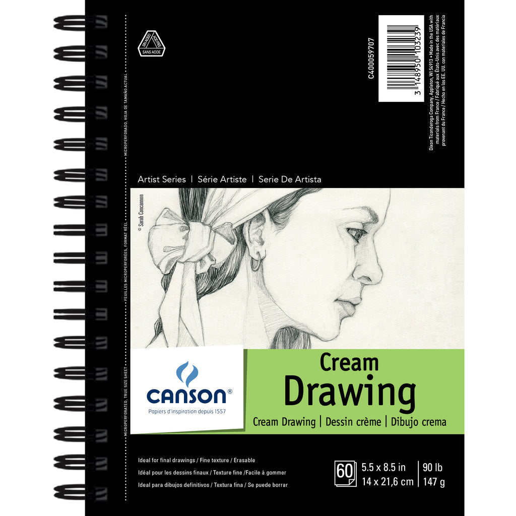 Canson Artist Series Drawing Pad, 60 Sheets/Pad
