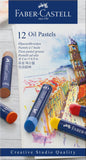 Faber-Castell Creative Studio Oil Pastel Set, 12-colours