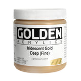Golden Iridescent Gold Acrylics, 8 oz