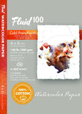 Fluid 100 Watercolor Paper Block, Cold Press