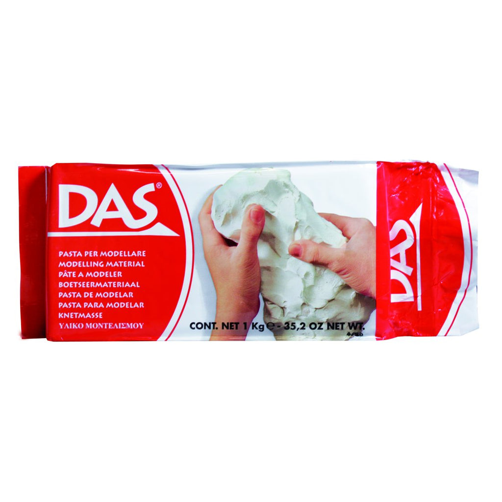 DAS Air Hardening Clay, 1 kg, White