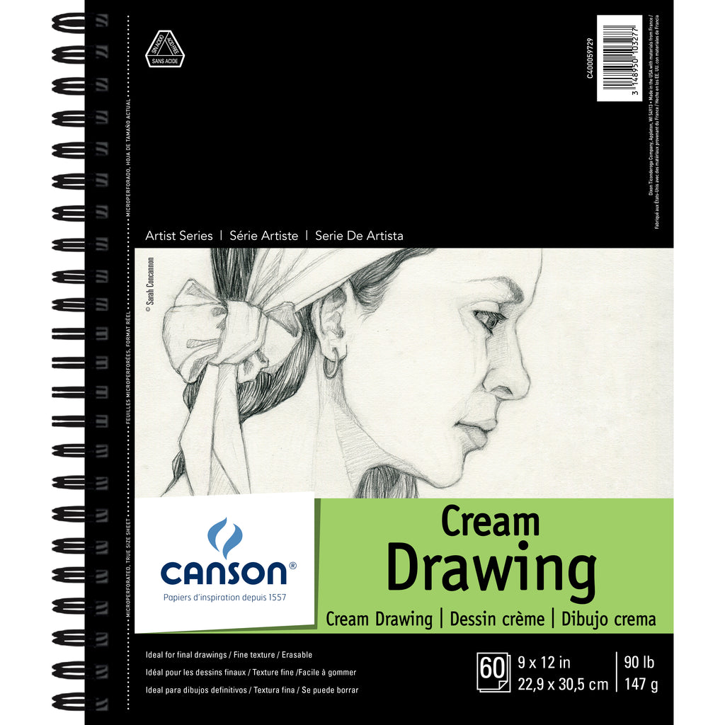 Canson Artist Series Drawing Pad, 60 Sheets/Pad